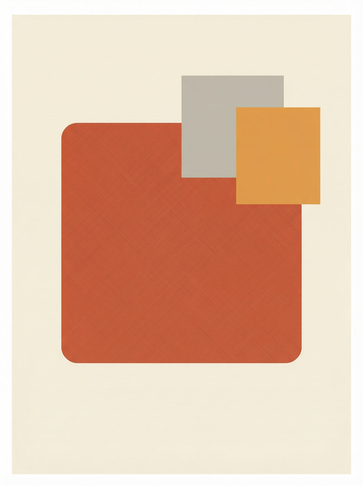Poster in black frame