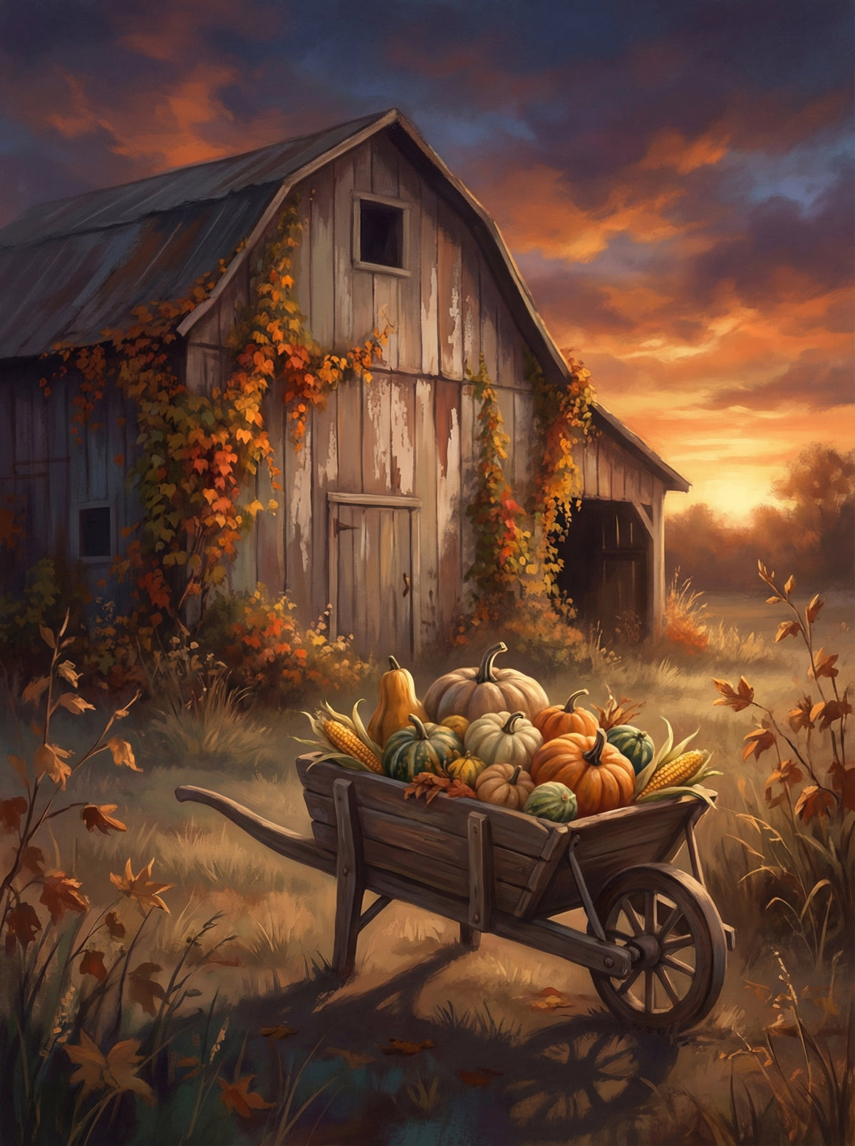 Poster in black frame