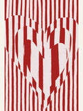 Heart in Stripes Poster – poster and art print