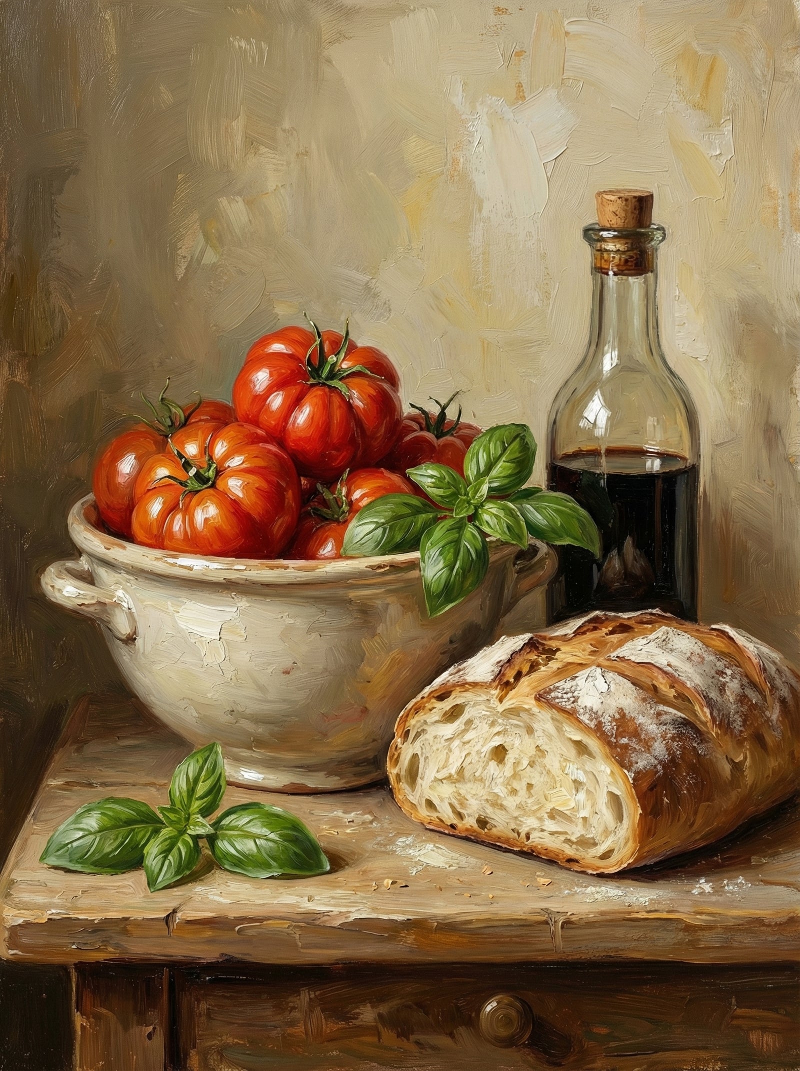 Poster in black frame