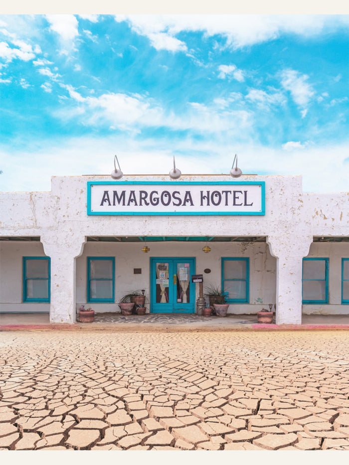 Historic Amargosa Hotel and Opera House in Death Valley Junction, California Poster – poster and art print