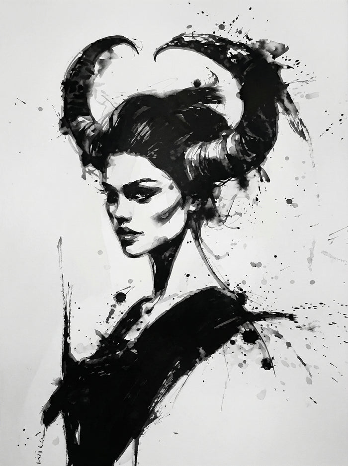 Poster in black frame