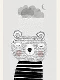 Póster I Love Snow – póster e impresión artística