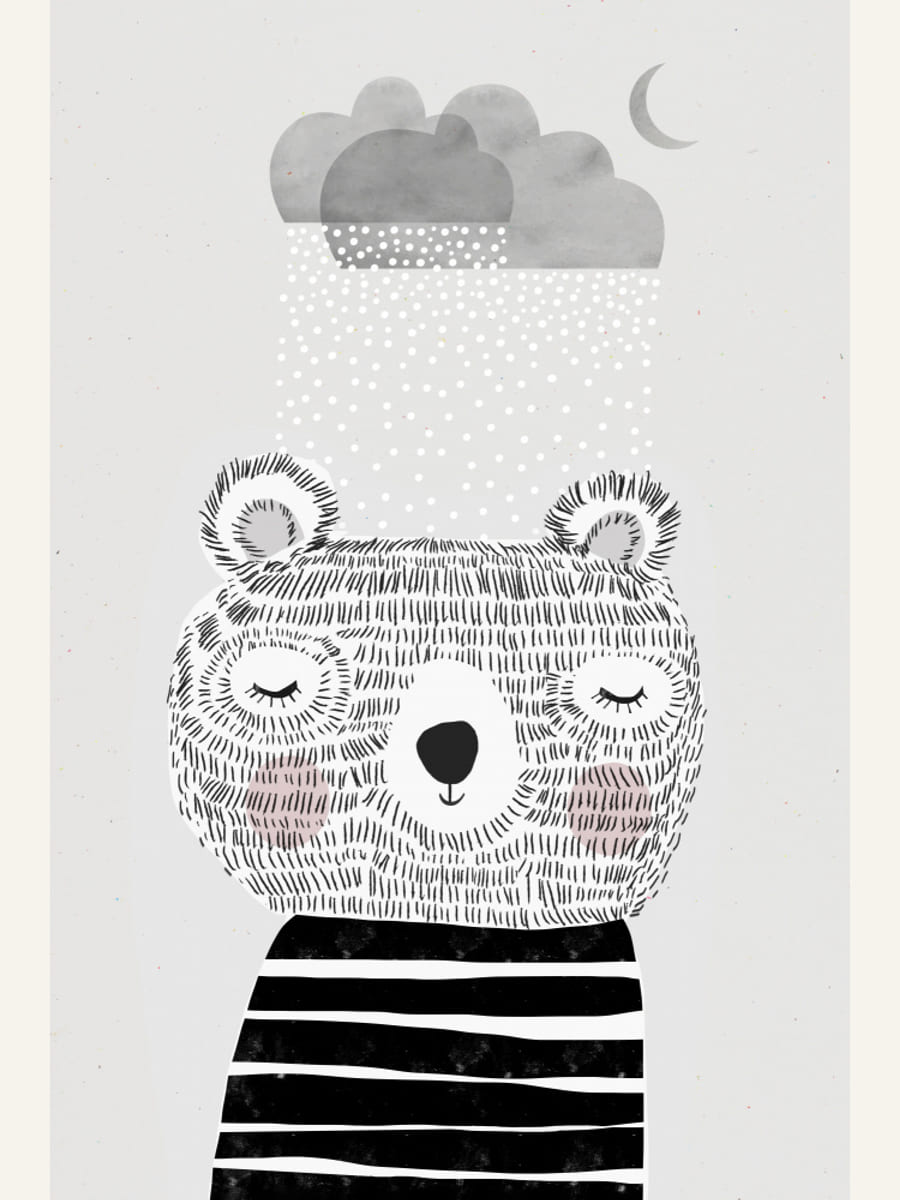 Póster I Love Snow – póster e impresión artística