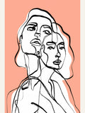 Imaginations (Peach) Poster – plakat og kunsttryk