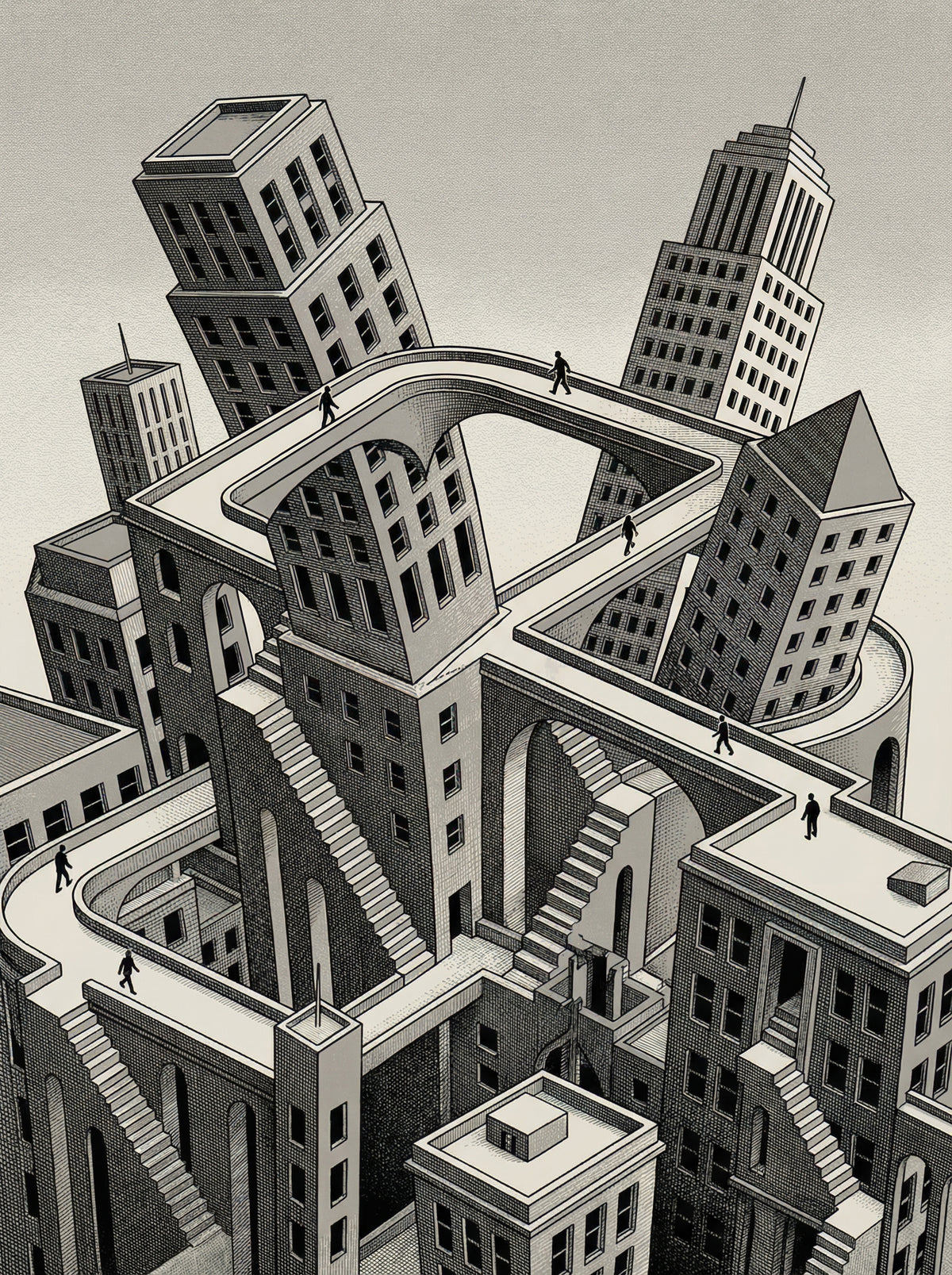 Poster in black frame