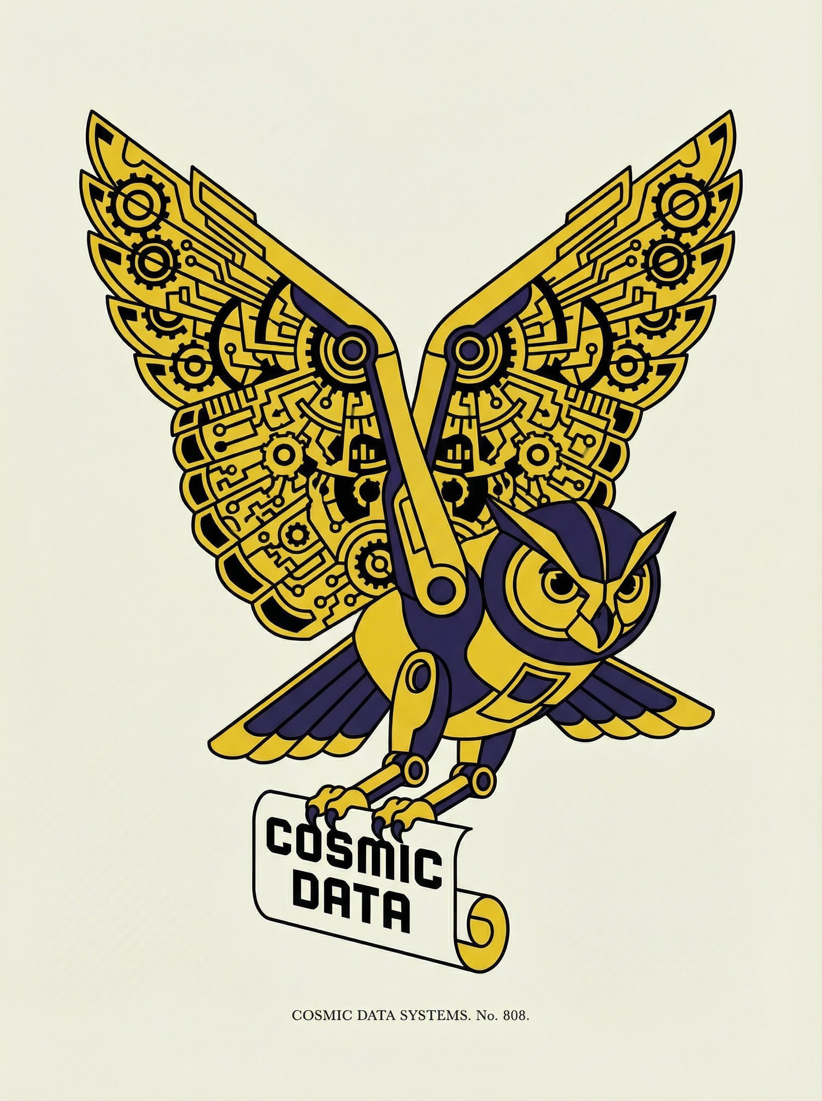 Poster in black frame