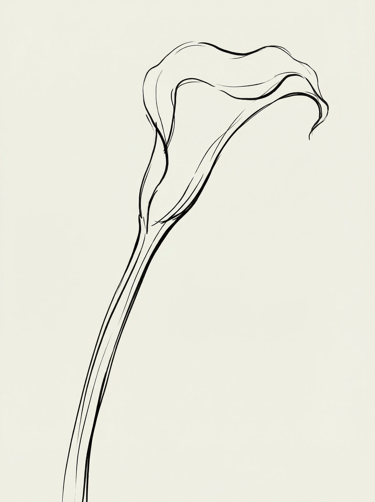 Poster in black frame