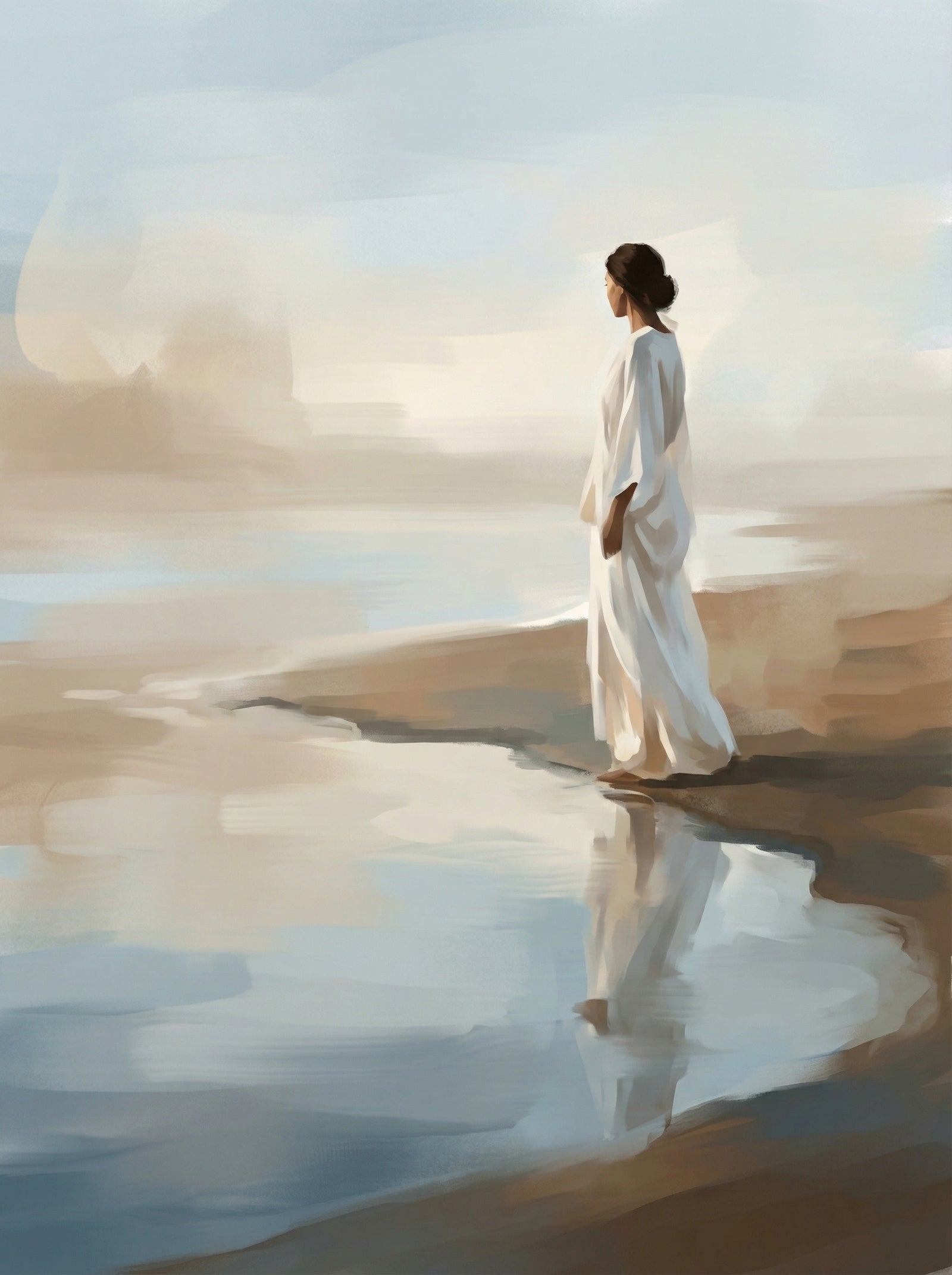 Poster in black frame