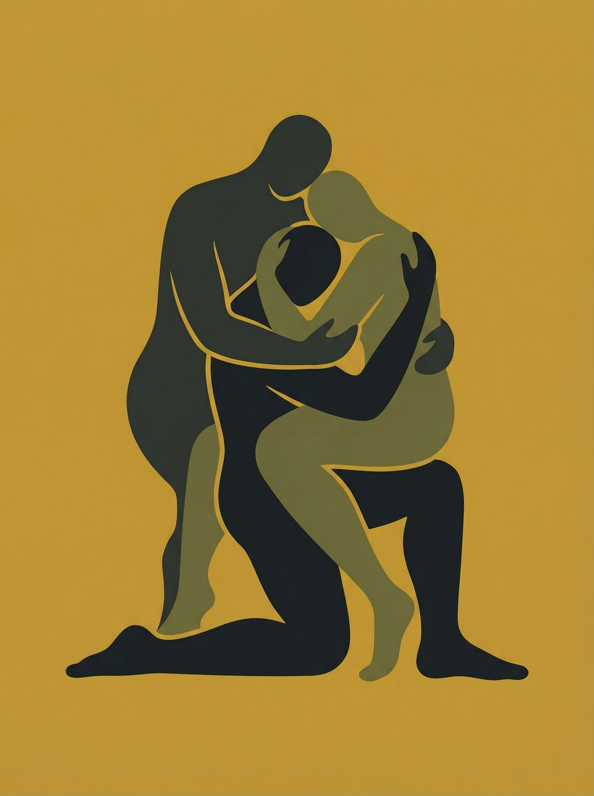 Poster in black frame