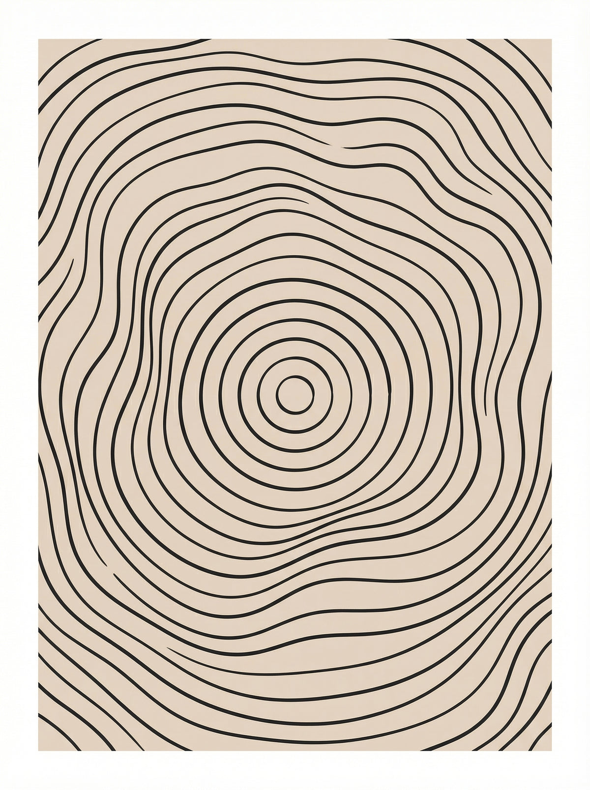 Poster in black frame