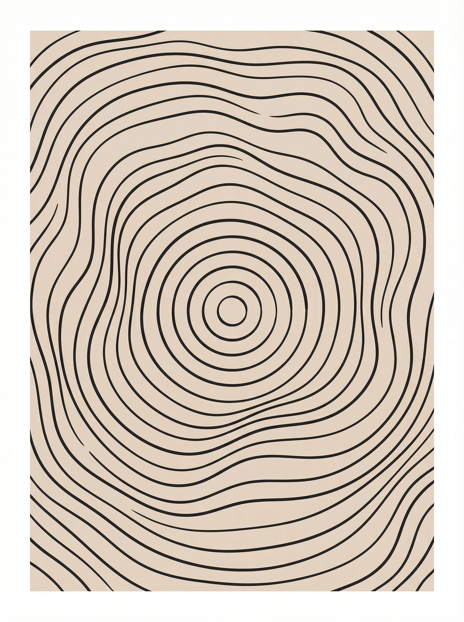 Poster in black frame