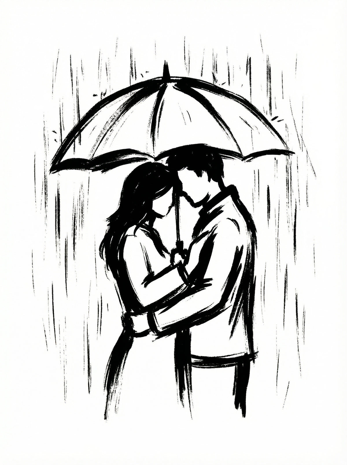 Poster in black frame