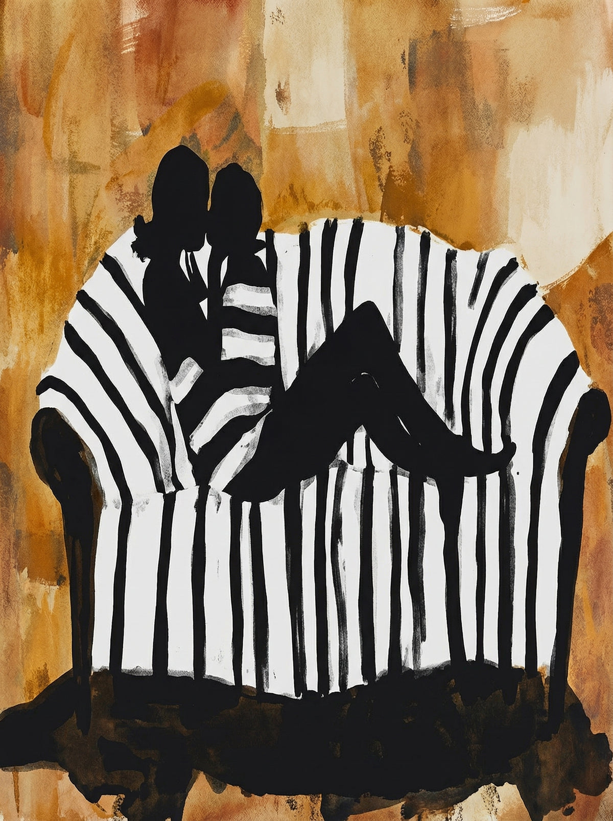 Poster in black frame