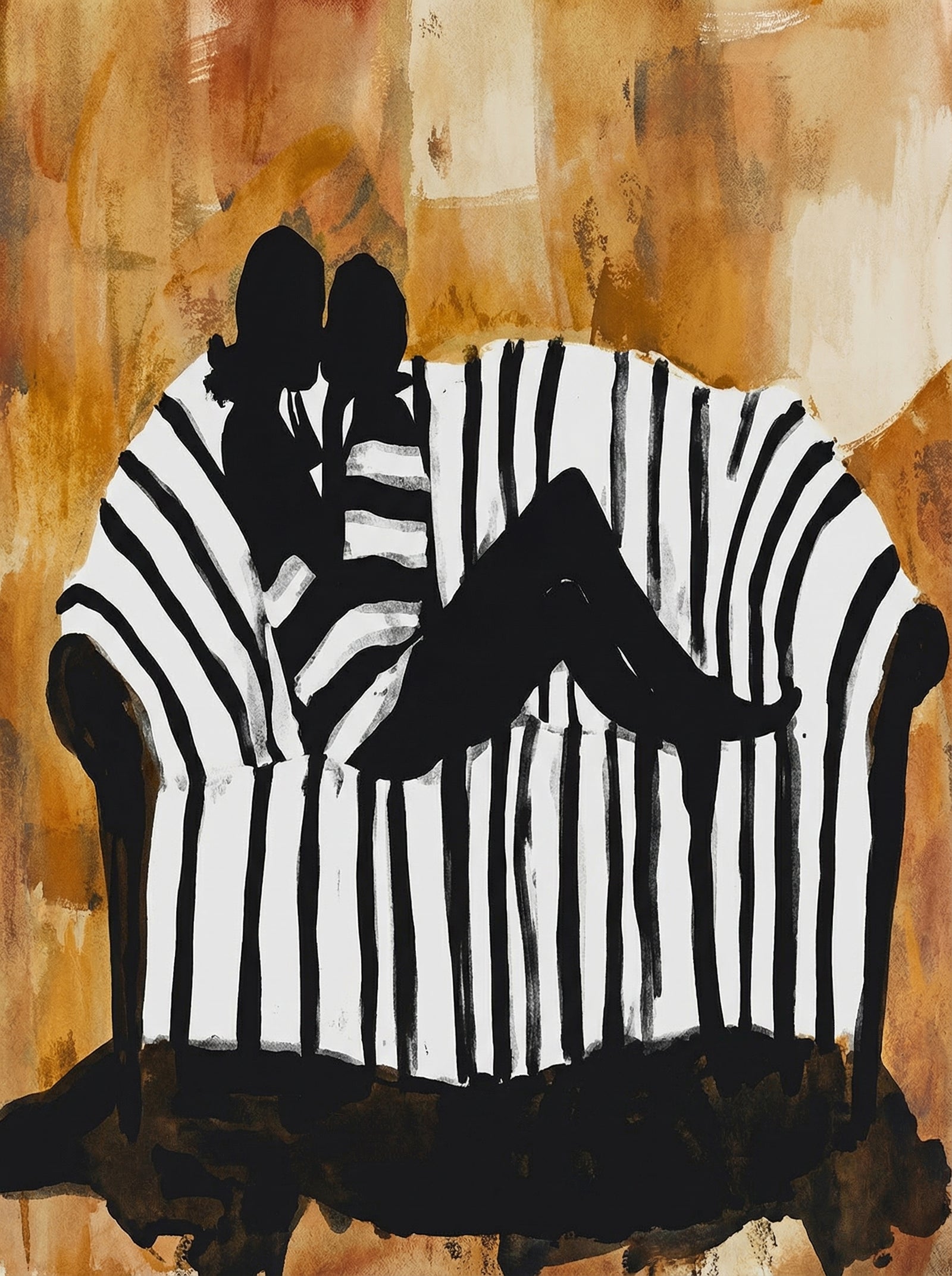 Poster in black frame