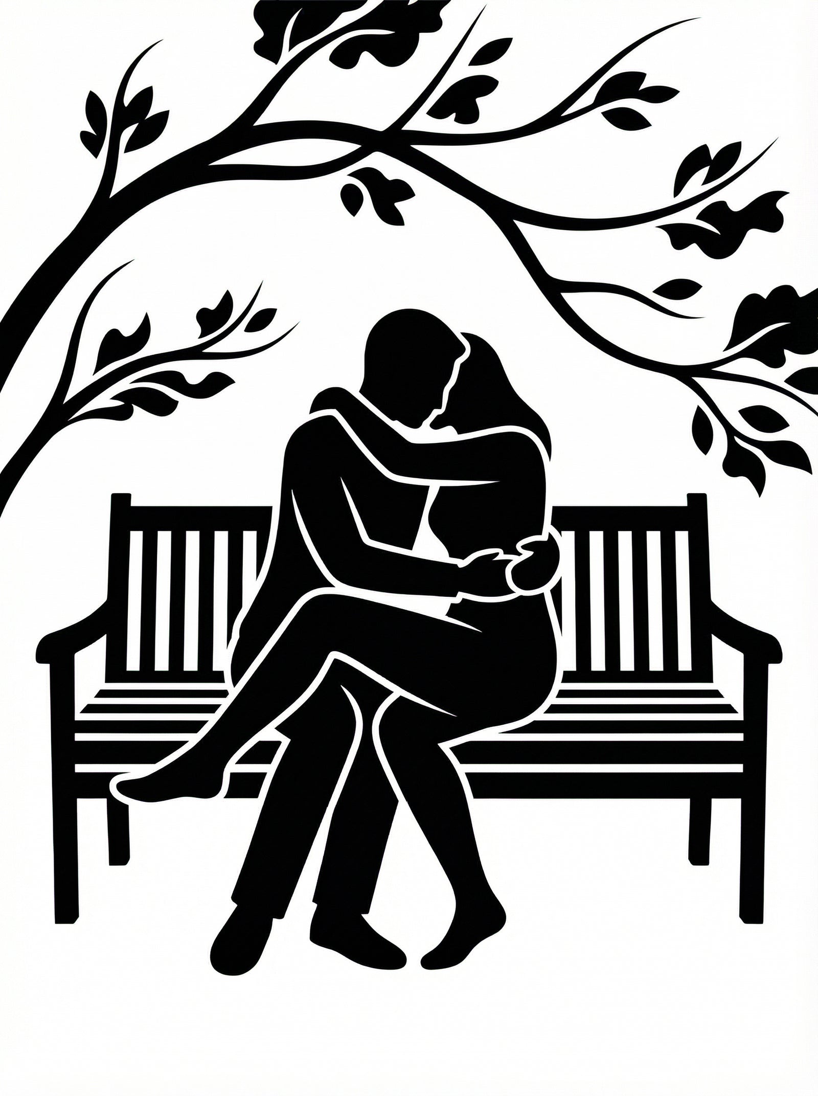 Poster in black frame