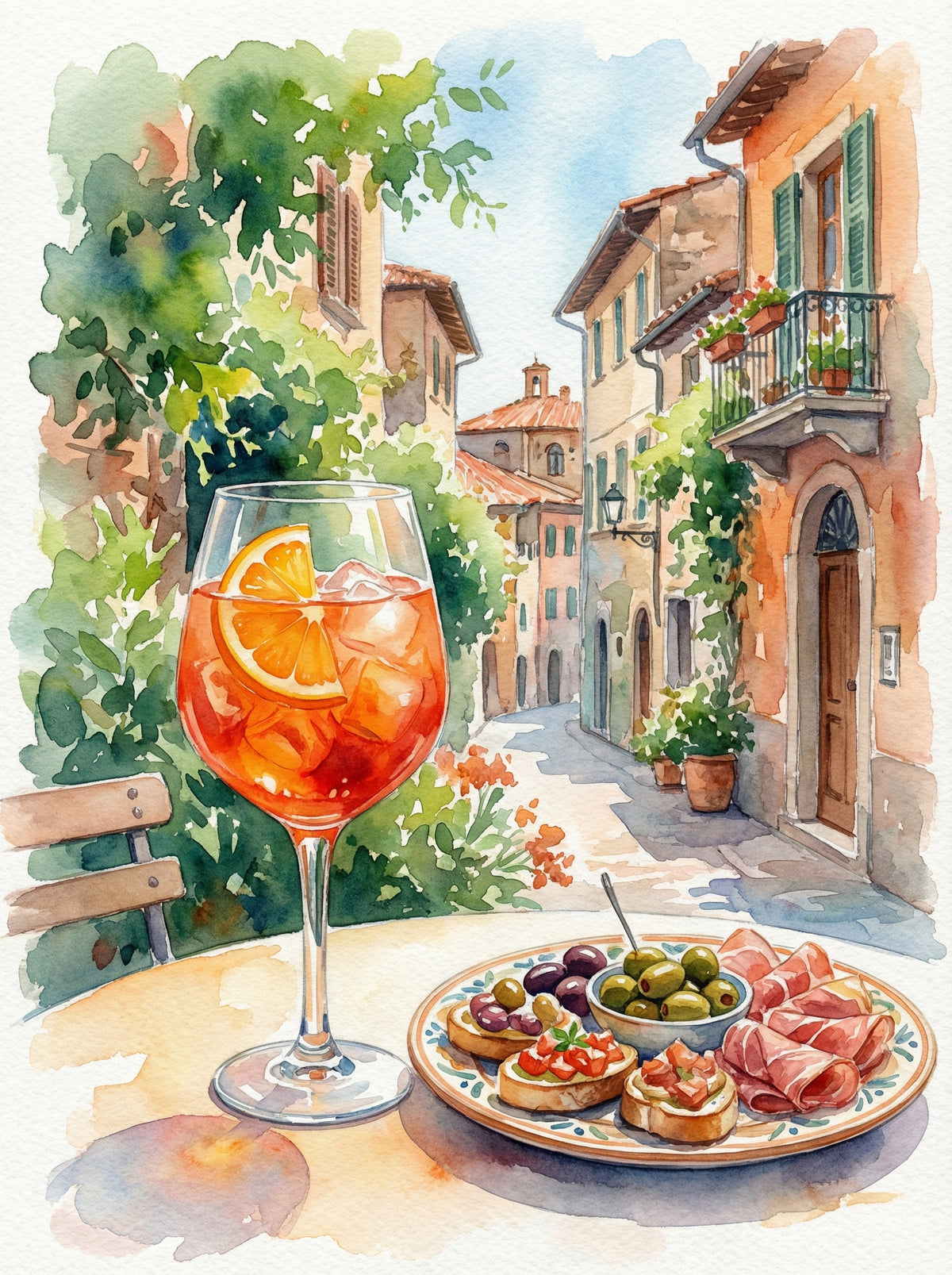 Poster in black frame