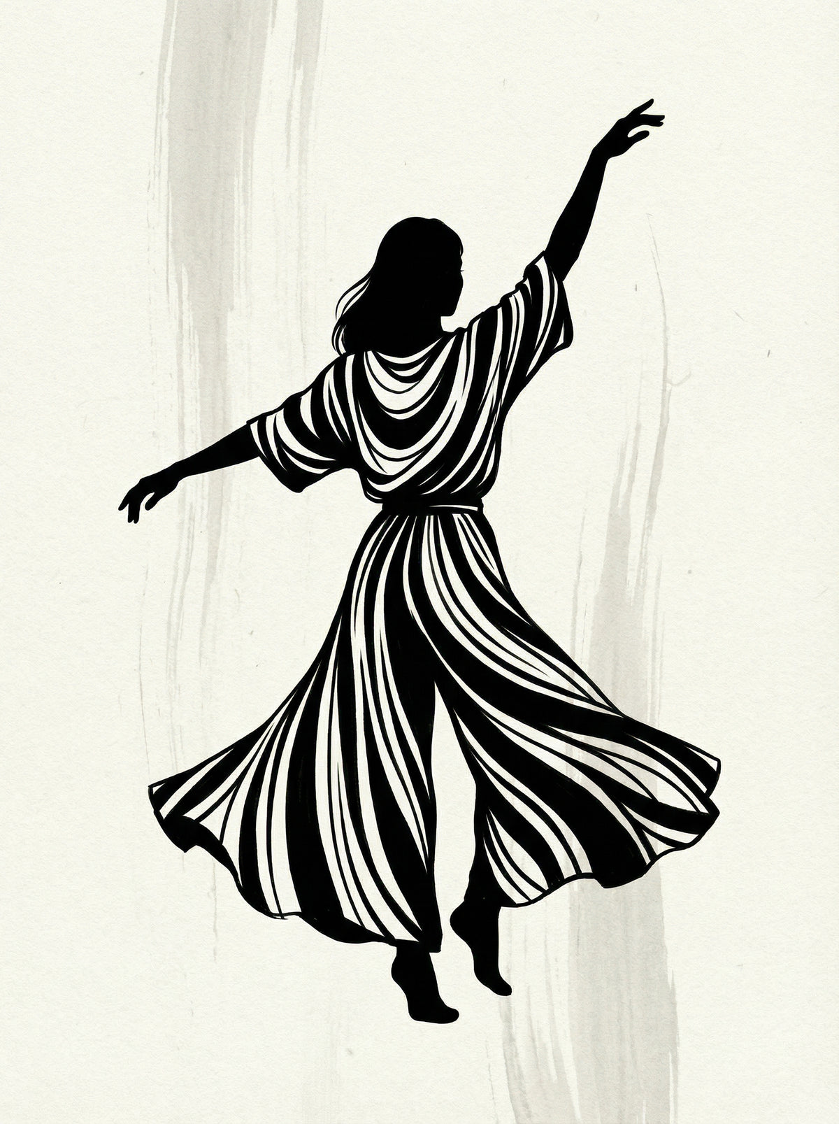 Poster in black frame