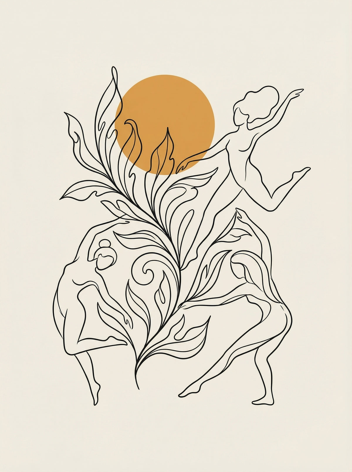 Poster in black frame