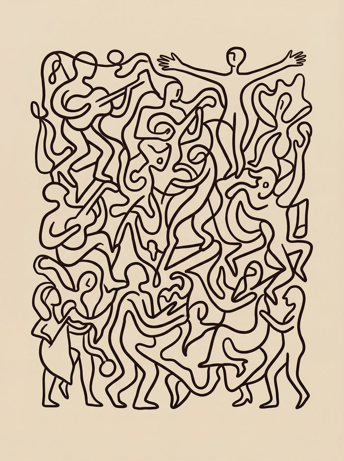 Poster in black frame