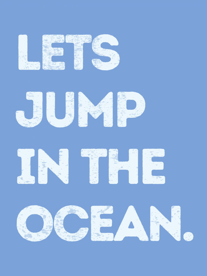 Plakat Jump In the Ocean – plakat i druk artystyczny