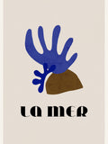 La Mer Abstract Ocean Poster No. 01 – Poster und Kunstdruck