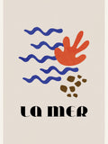 La Mer Abstract Ocean Poster No. 02 – plakat og kunsttryk