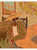 Lady in Stripe Poster – Poster und Kunstdruck