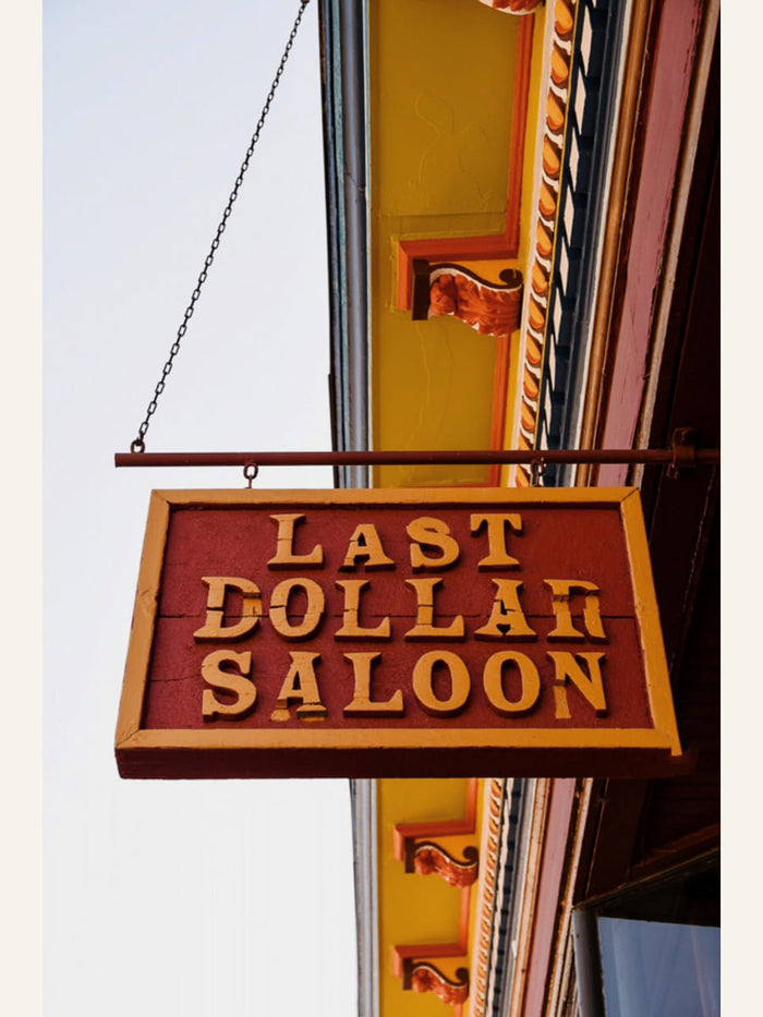 Plakat Last Dollar Saloon – plakat i druk artystyczny