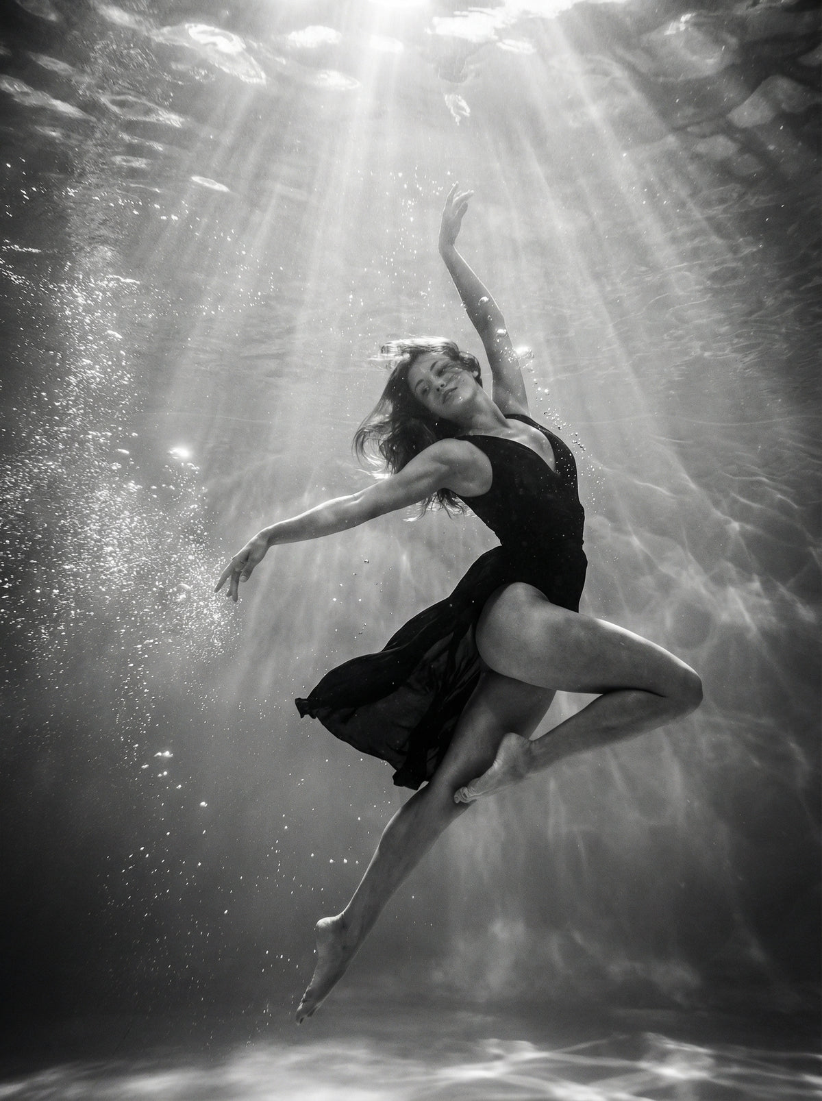 Poster in black frame