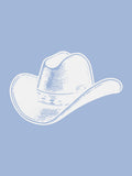 Light Blue Cowboy Hat Poster – plakat og kunsttryk