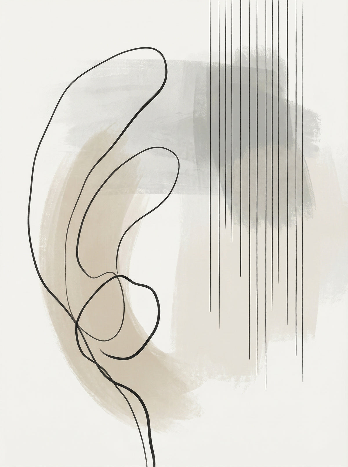 Poster in black frame