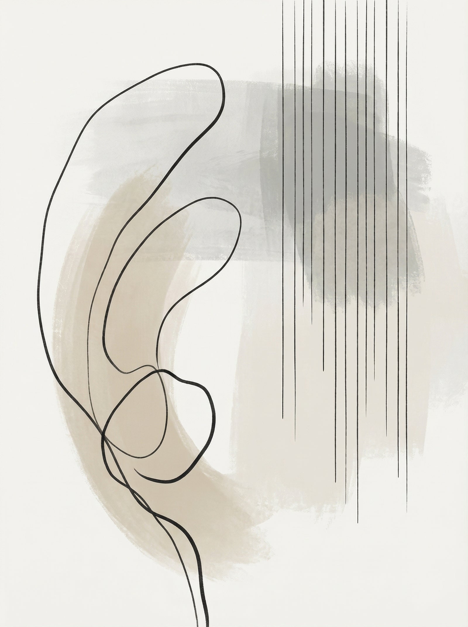 Poster in black frame