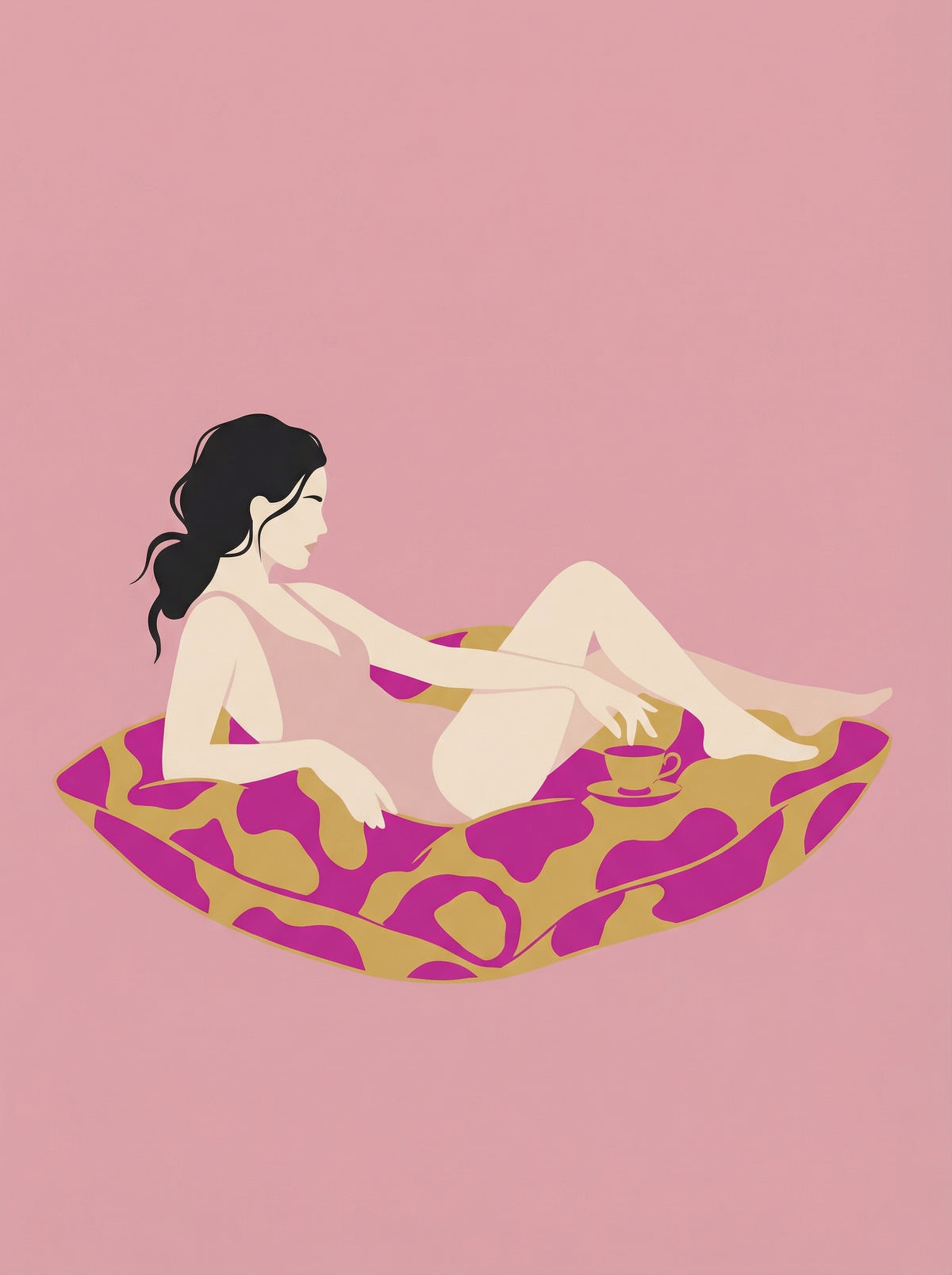 Poster in black frame