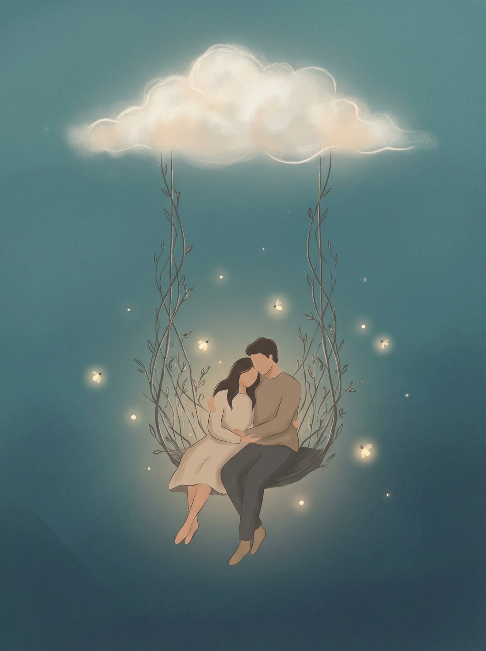 Poster in black frame