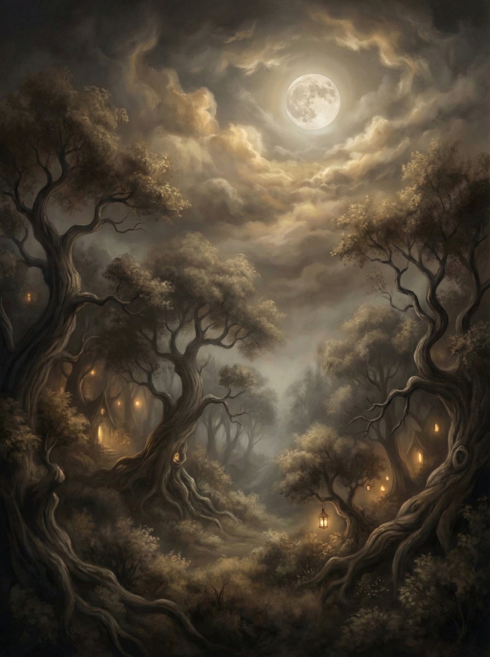 Poster in black frame