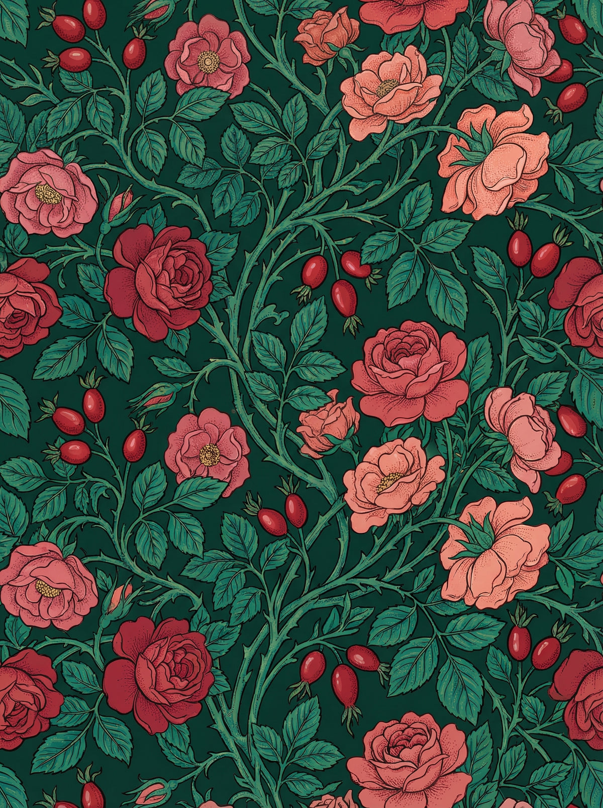 Poster in black frame