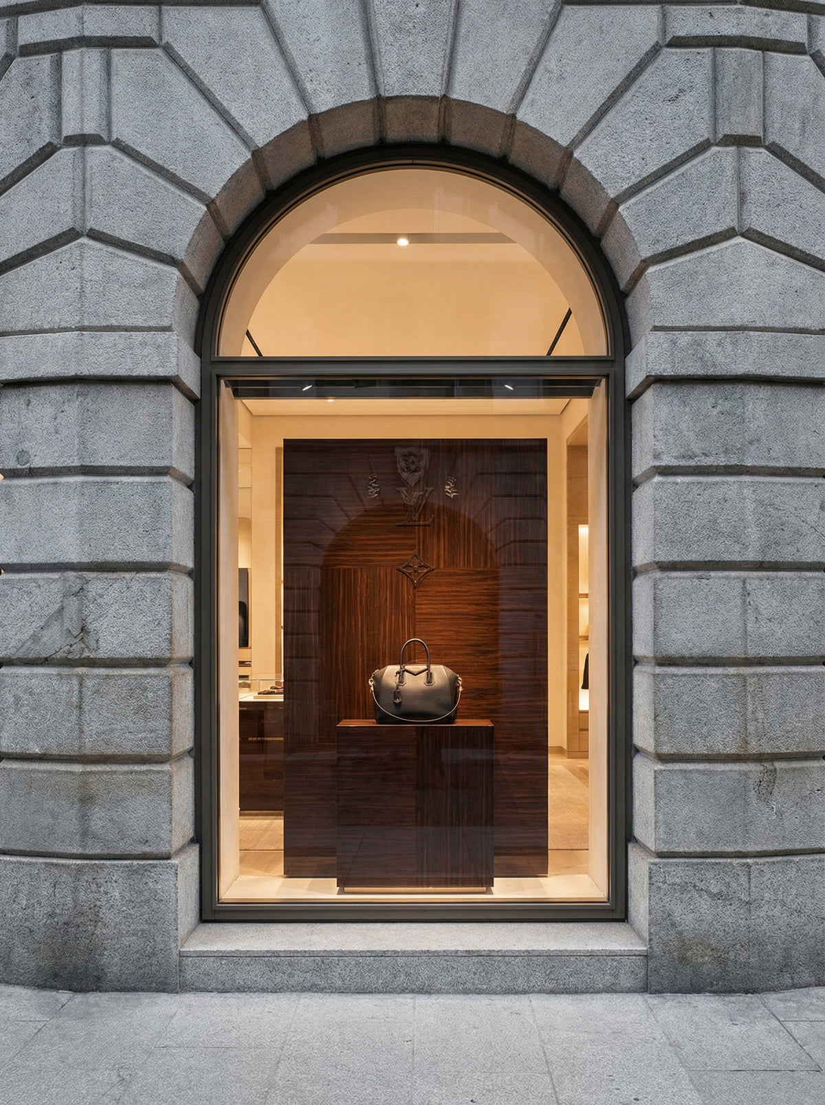 Poster in black frame