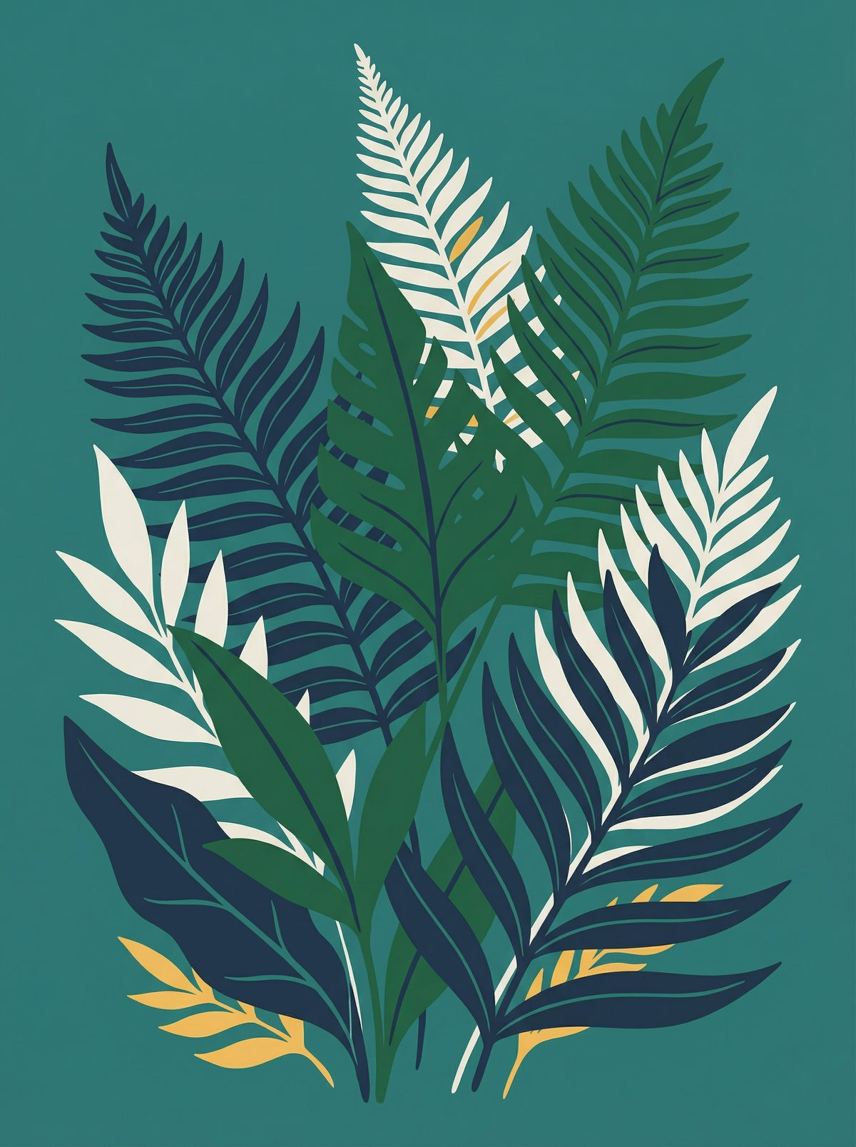 Poster in black frame