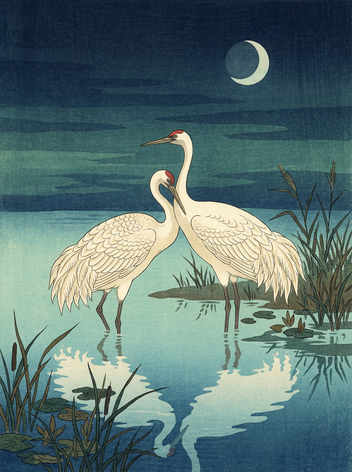 Poster in black frame