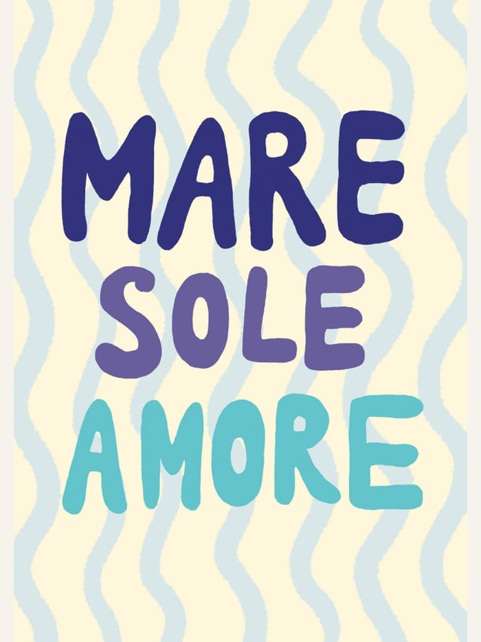 Affiche Mare Sole Amore – affiche et impression d’art