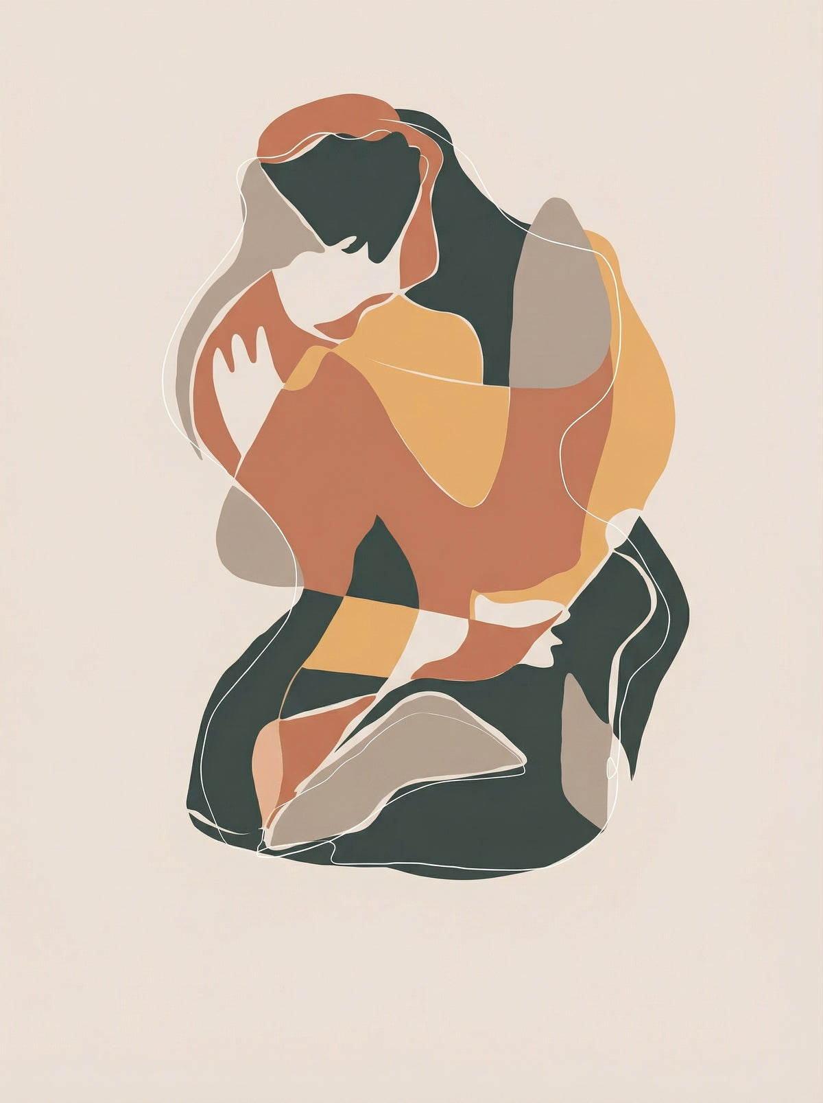 Poster in black frame