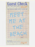 Plakat Meet Me At the Beach   Blue – plakat i druk artystyczny