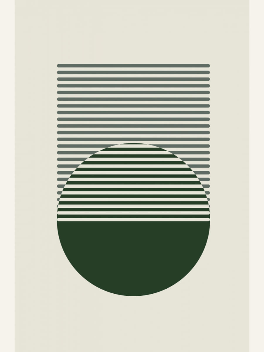 Poster Minimal Abstract Circles I – poster e stampa artistica