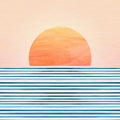 Minimalist Sunset 1 Poster – plakat og kunsttryk