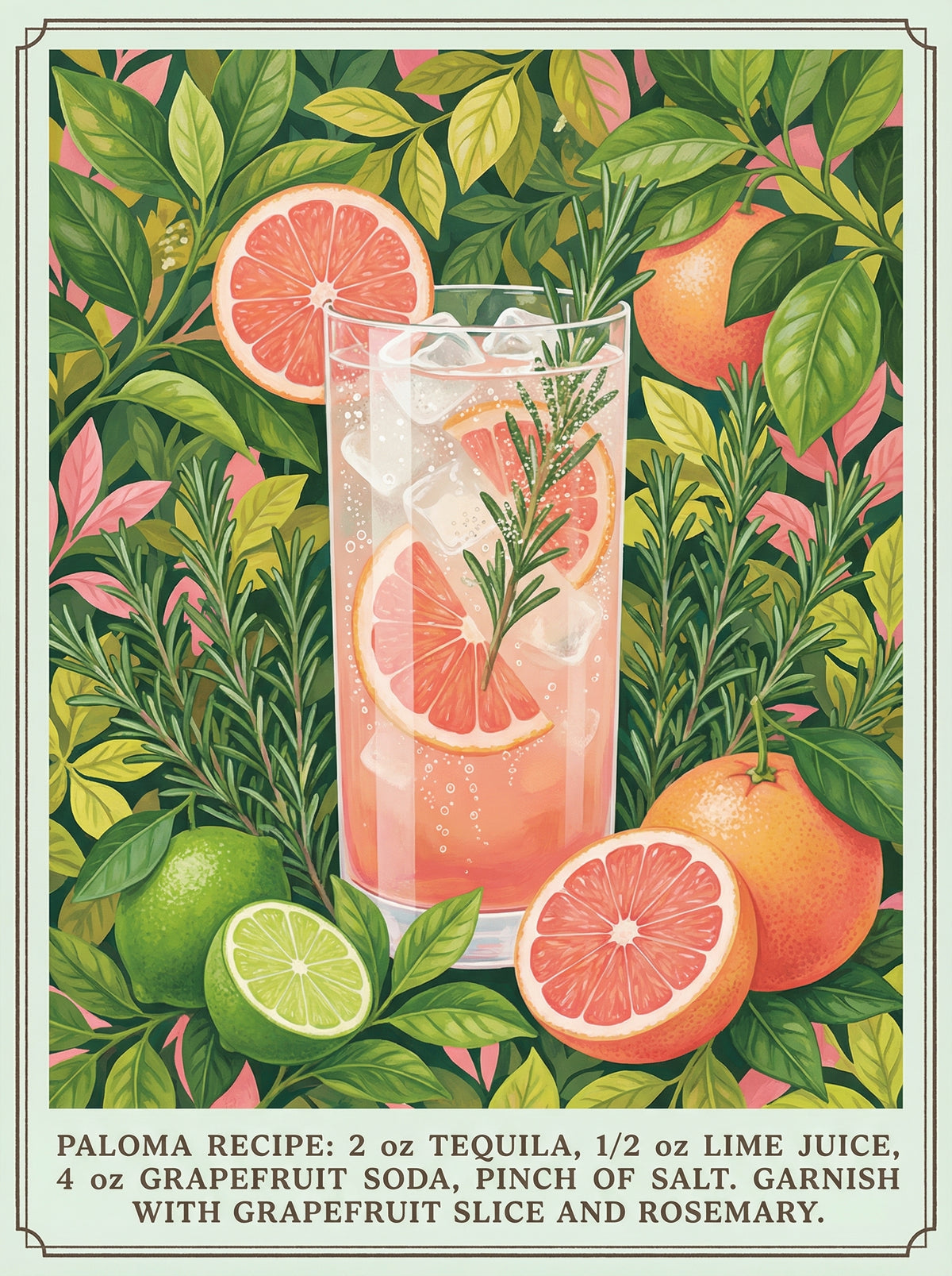 Poster in black frame