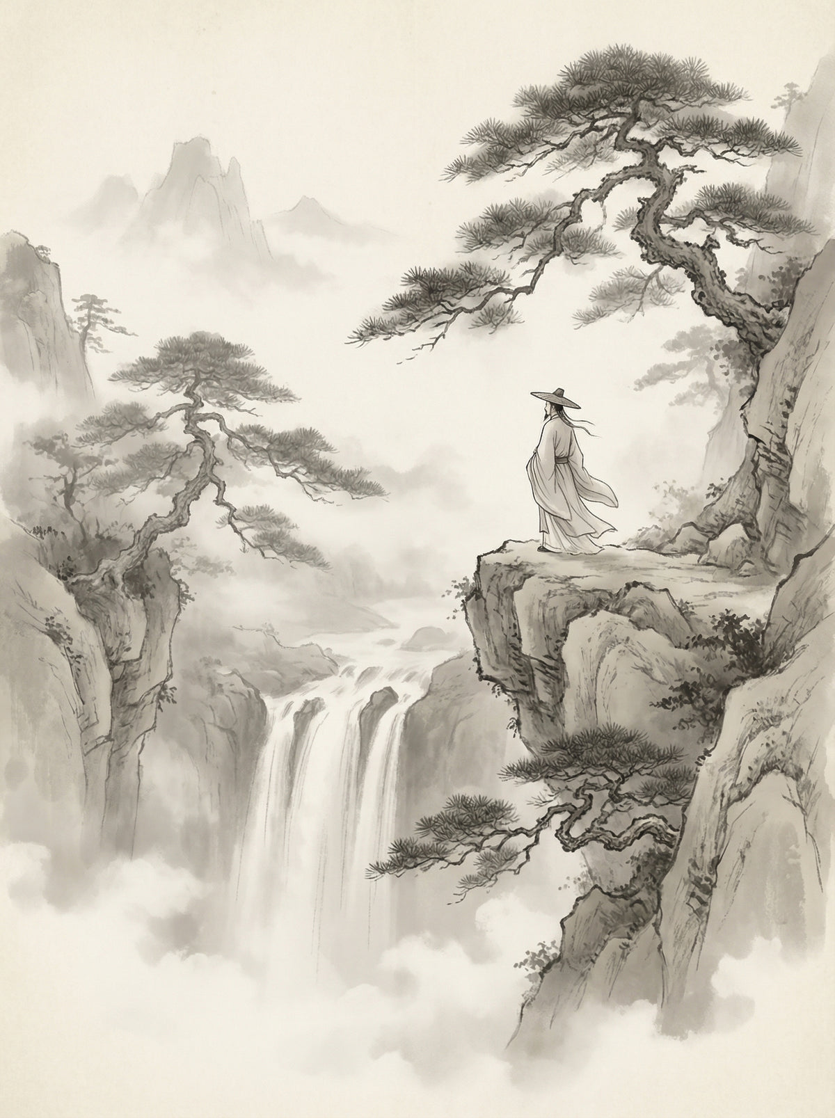 Poster in black frame