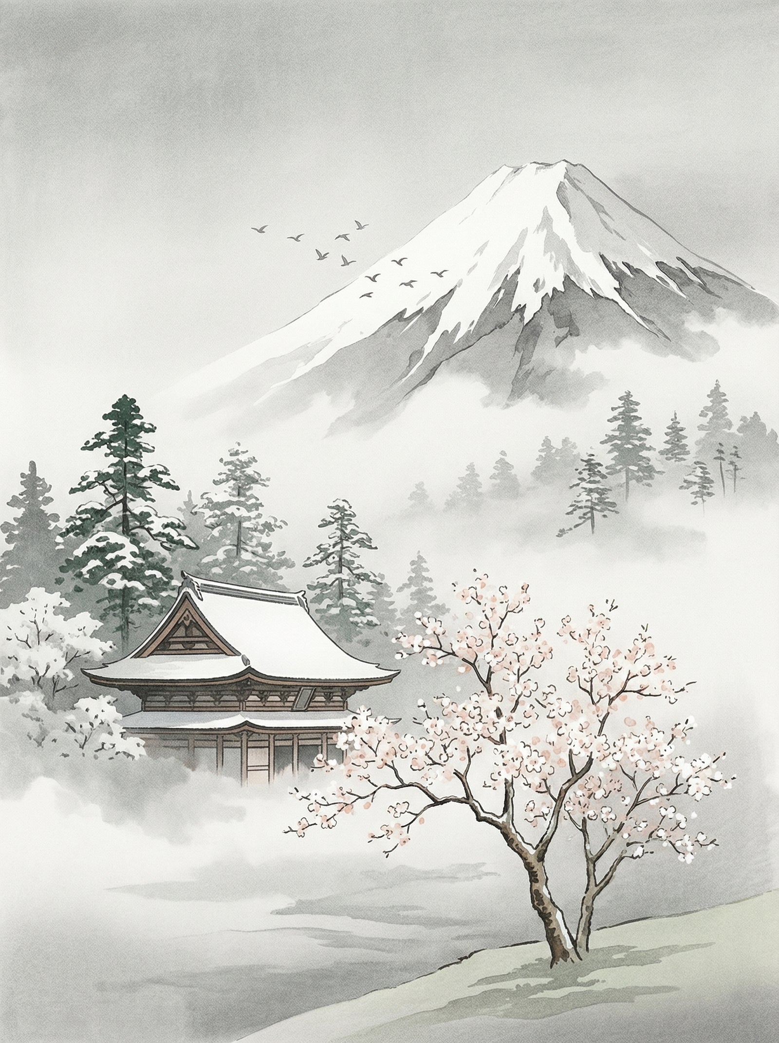 Poster in black frame