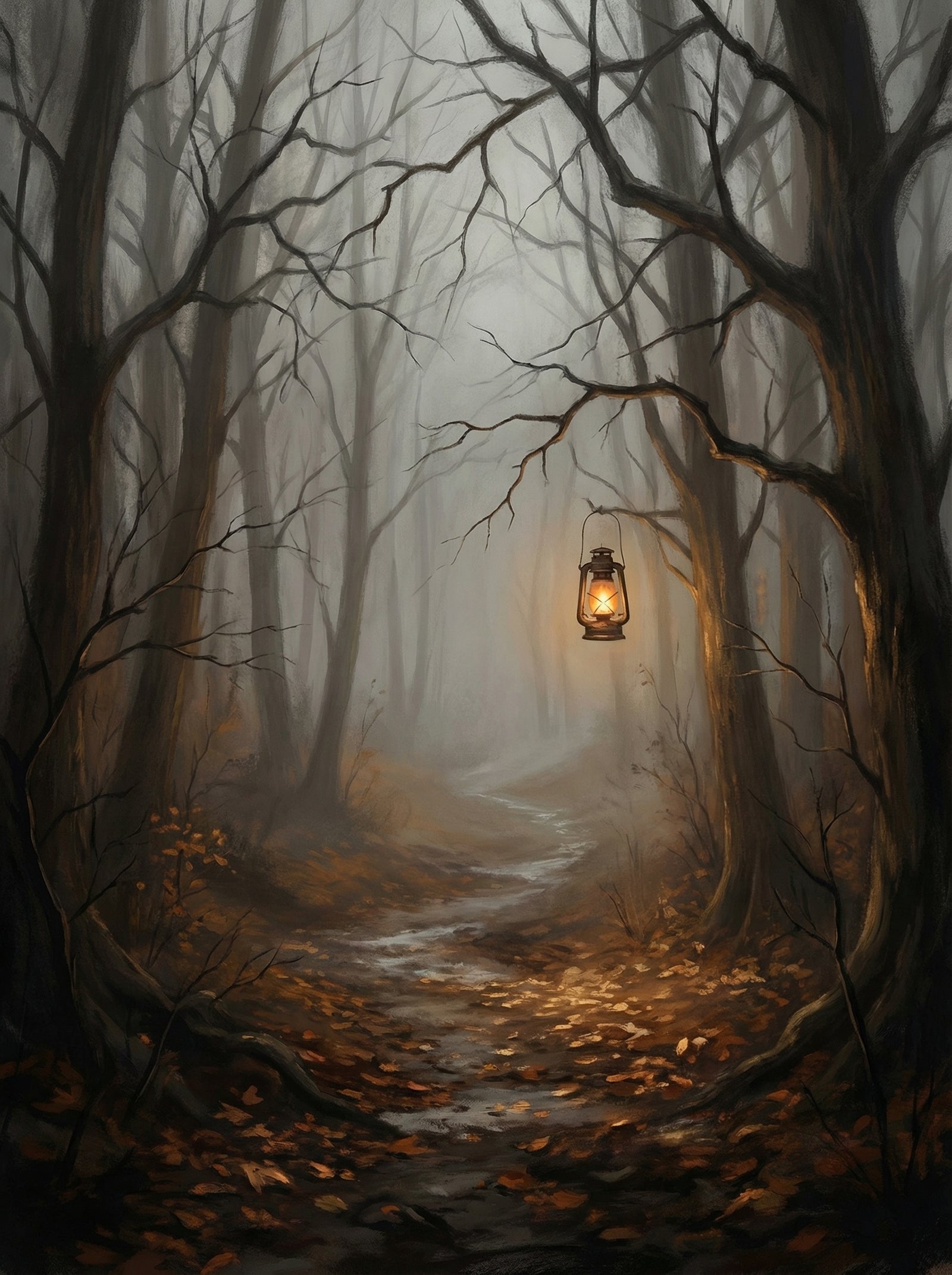 Poster in black frame