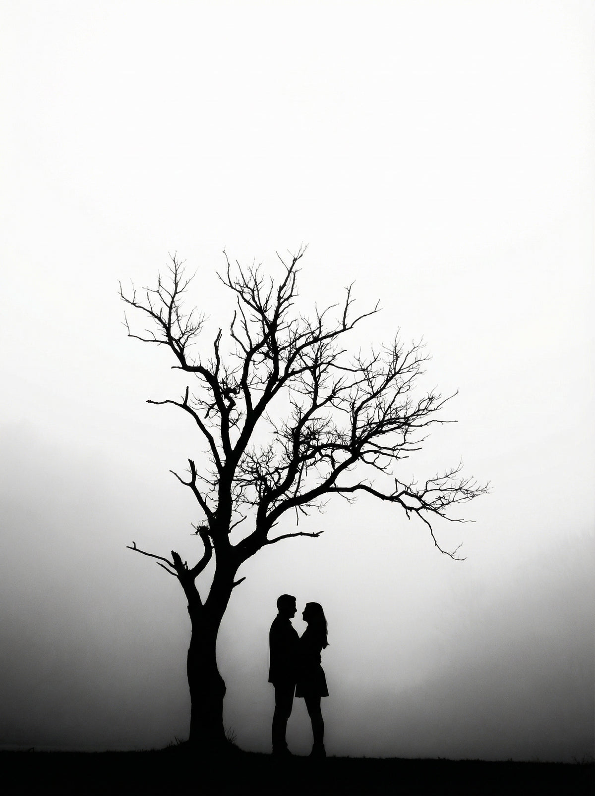 Poster in black frame